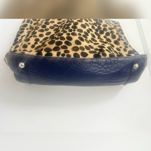 Boden animal print “compulsive shopper” leather tote bag - Picture 3 of 6